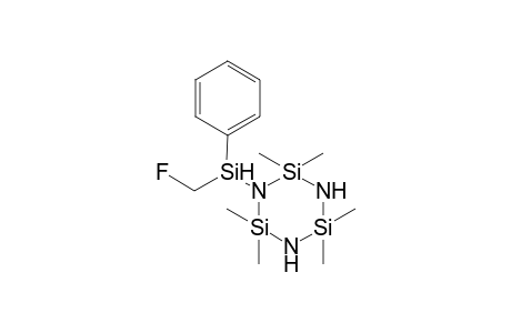 Cyclotrisilazane, 1-(fluoromethylphenylsilyl)-2,2,4,4,6,6-hexamethyl-