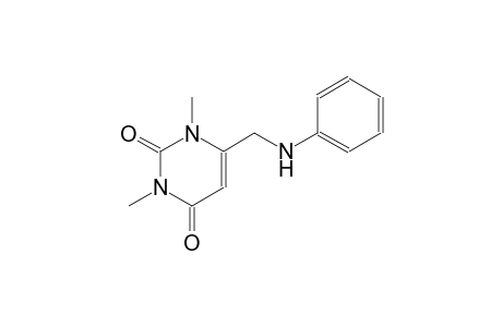 2,4(1H,3H)-pyrimidinedione, 1,3-dimethyl-6-[(phenylamino)methyl]-