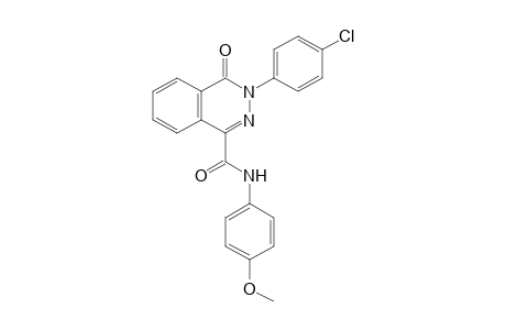 3-(p-CHLOROPHENYL)-3,4-DIHYDRO-4-OXO-1-PHTHALAZINECARBOX-p-ANISIDIDE