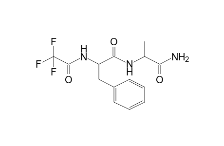 N-(1-Carbamoyl-ethyl)-3-phenyl-2-(2,2,2-trifluoro-acetylamino)-propionamide
