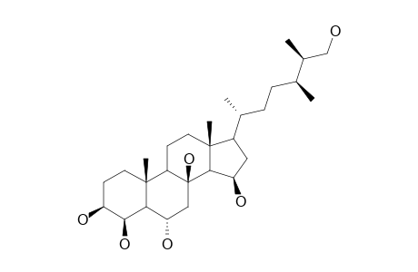 CERTONARDOSTEROL-M;(24R,25S)-24-METHYL-5-ALPHA-CHOLESTANE-3-BETA,4-BETA,6-ALPHA,8-BETA,15-BETA,26-HEXOL