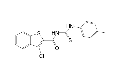 thiourea, N-[(3-chlorobenzo[b]thien-2-yl)carbonyl]-N'-(4-methylphenyl)-