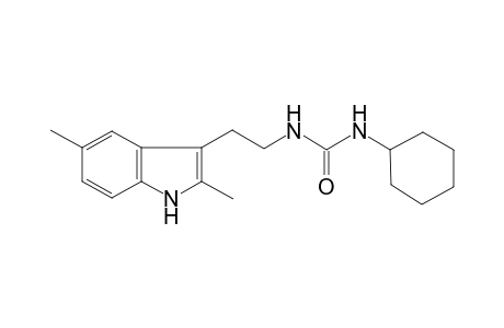 Urea, 1-cyclohexyl-3-[2-(2,5-dimethyl-1H-indol-3-yl)ethyl]-