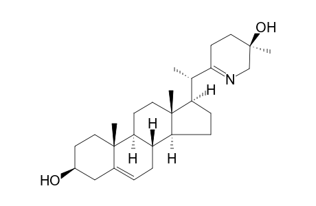 25-BETA-HYDROXYVERAZINE;(3S,20S,25R)-22,26-IMINOCHOLESTA-5,22(N)-DIEN-3,25-DIOL