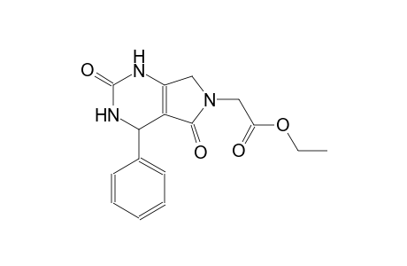 1H-pyrrolo[3,4-d]pyrimidine-6-acetic acid, 2,3,4,5,6,7-hexahydro-2,5-dioxo-4-phenyl-, ethyl ester