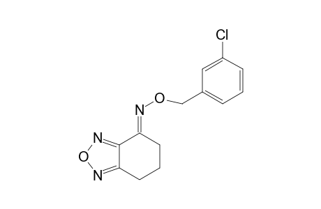 (E)-(3-chlorobenzyl)oxy-(6,7-dihydro-5H-benzofurazan-4-ylidene)amine