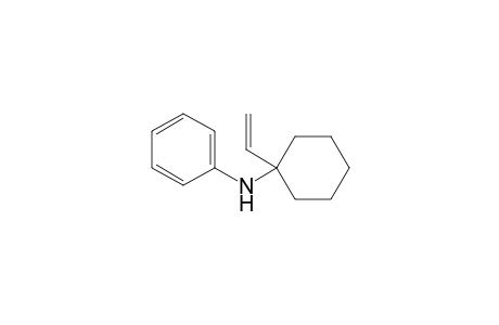 N-(1-Ethenylcyclohexyl)aniline