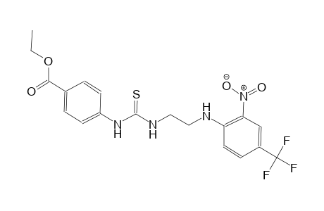 benzoic acid, 4-[[[[2-[[2-nitro-4-(trifluoromethyl)phenyl]amino]ethyl]amino]carbonothioyl]amino]-, ethyl ester