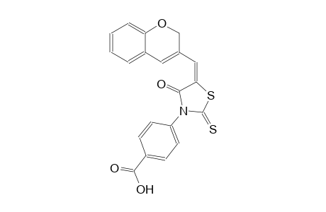 benzoic acid, 4-[(5E)-5-(2H-1-benzopyran-3-ylmethylene)-4-oxo-2-thioxothiazolidinyl]-