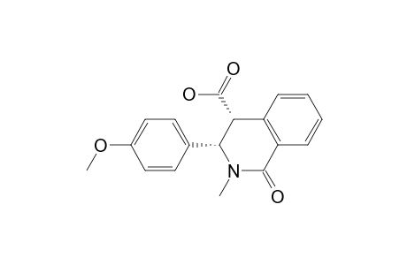 (3S,4R)-1-keto-3-(4-methoxyphenyl)-2-methyl-3,4-dihydroisoquinoline-4-carboxylic acid