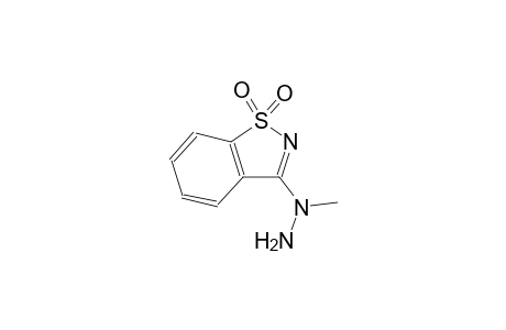 3-(1-methylhydrazino)-1,2-benzisothiazole 1,1-dioxide