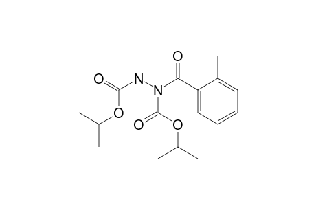 Diisopropyl 1-(2-methylbenzoyl)hydrazine-1,2-dicarboxylate