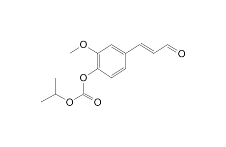 3-(4-Isopropyloxycarbonyloxy-3-methoxyphenyl)-2-propenal