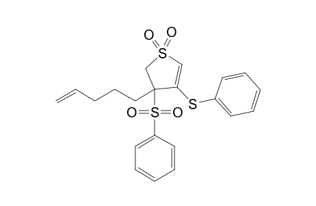 4-(4-Pentenyl)-4-(phenylsulfonyl)-3-(phenylthio)-2-sulfolene