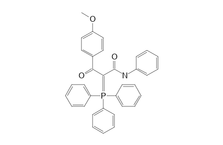 3-keto-3-(4-methoxyphenyl)-N-phenyl-2-triphenylphosphoranylidene-propionamide