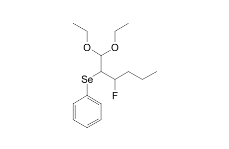 (2R*,3S*)-3-FLUORO-1,1-DIETHOXY-2-(PHENYLSELENO)-HEXANE