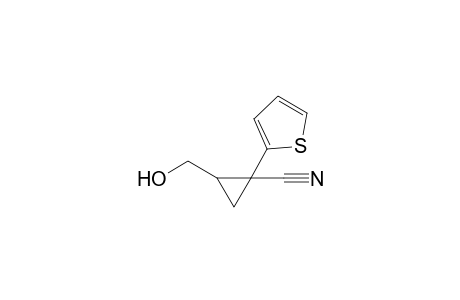 2-(hydroxymethyl)-1-(2-thienyl)cyclopropanecarbonitrile