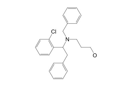 3-{[N-(.alpha.-<2'-Chlorophenyl>benzyl)]-N-benzyl]amino}-1-propanol