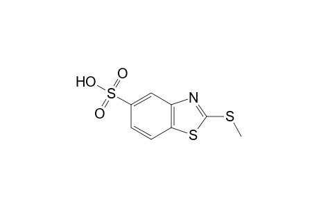 2-(methylthio)-5-benzothiazolesulfonic acid