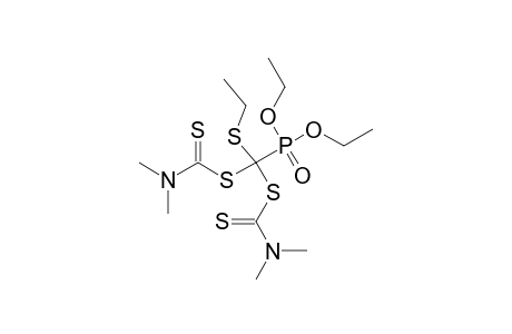 BIS-(DIMETHYLDITHIOCARBAMYL)-THIOETHYL-ALPHA-DIETHYLPHOSPHORYLMETHANE