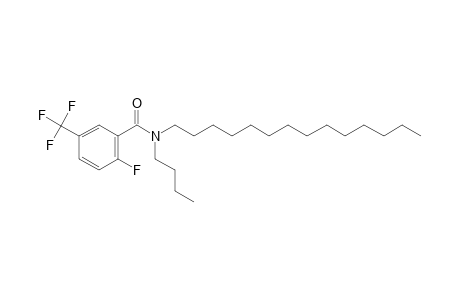 Benzamide, 2-fluoro-5-trifluoromethyl-N-butyl-N-tetradecyl-