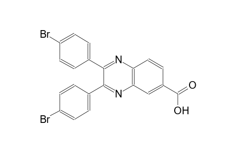 2,3-bis(4-bromophenyl)-6-quinoxalinecarboxylic acid