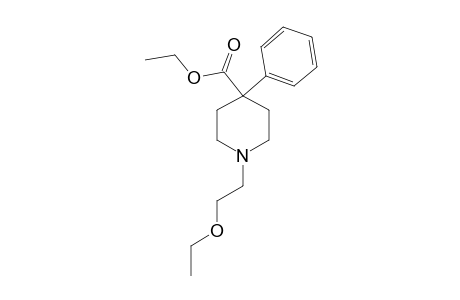 1-(2-ethoxyethyl)-4-phenyl-4-piperidinecarboxylic acid, ethyl ester