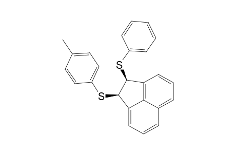 Acenaphthylene, 1,2-dihydro-1-[(4-methylphenyl)thio]-2-(phenylthio)-, cis-