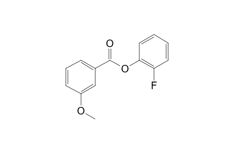 3-Methoxybenzoic acid, 2-fluorophenyl ester