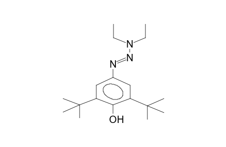 1,1-DIETHYL-3-(4'-HYDROXY-3',5'-DITERT-BUTYLPHENYL)TRIAZENE