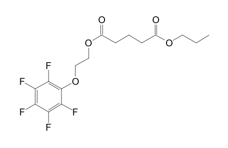 Glutaric acid, 2-(pentafluorophenoxy)ethyl propyl ester