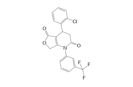 Furo[3,4-b]pyridine-2,5(1H,3H)-dione, 4-(2-chlorophenyl)-4,7-dihydro-1-[3-(trifluoromethyl)phenyl]-