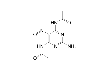 N,N'-(2-amino-5-nitroso-4,6-pyrimidinediyl)bisacetamide