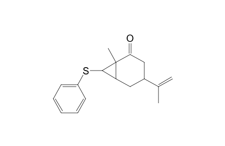 7-exo-(Phenylthio)-1-methyl-4-isopropenylbicyclo[4.1.0]heptan-2-one
