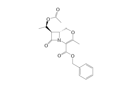 Benzyl (.alpha.-R)-3-(1'-acetoxyethyl)-3-methyl-2-isoxacephem-4-carboxylate
