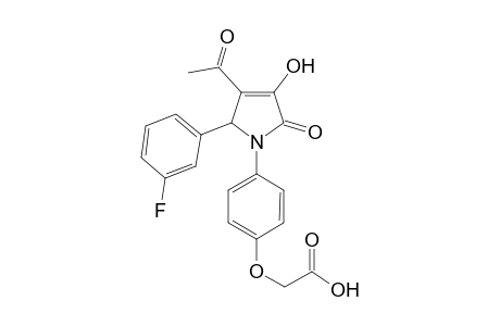 acetic acid, [4-[3-acetyl-2-(3-fluorophenyl)-2,5-dihydro-4-hydroxy-5-oxo-1H-pyrrol-1-yl]phenoxy]-