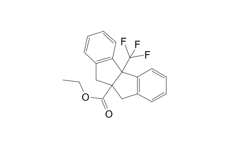 Indeno[1,2-a]indene-9a(9H)-carboxylic acid, 4b,10-dihydro-4b-(trifluoromethyl)-, ethyl ester, cis-