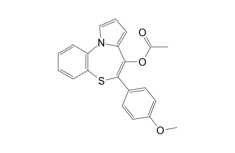 5-(4-Methoxyphenyl)pyrrolo[2,1-d][1,5]benzothiazepin-4-ol acetate