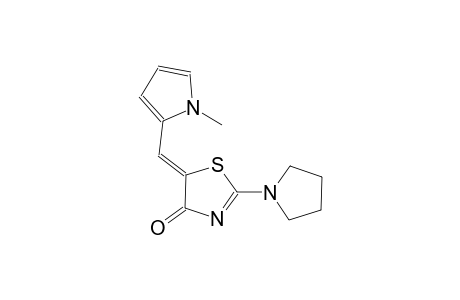 4(5H)-thiazolone, 5-[(1-methyl-1H-pyrrol-2-yl)methylene]-2-(1-pyrrolidinyl)-, (5Z)-