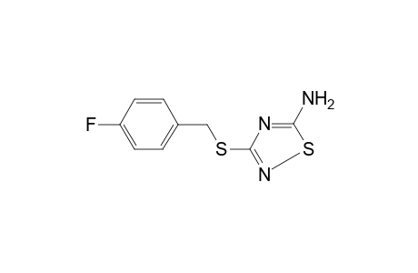 1,2,4-thiadiazol-5-amine, 3-[[(4-fluorophenyl)methyl]thio]-