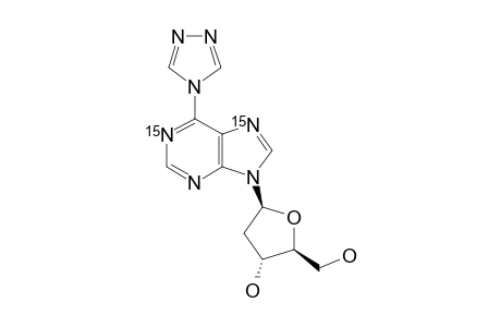 [1,7-(15)-N2]-9-(2-DEOXY-BETA-D-ERYTHRO-PENTAFURANOSYL)-6-(1,2,4-TRIAZOL-4-YL)-PURINE