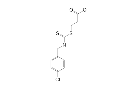 3-Mercaptopropionic acid, (p-chlorobenzyl)dithiocarbamate