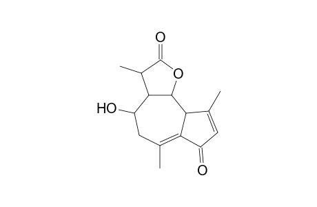 3,6,9-trimethyl-4-oxidanyl-3,3a,4,5,9a,9b-hexahydroazuleno[4,5-b]furan-2,7-dione