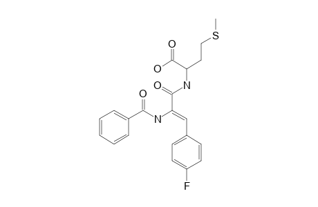 2-[[(Z)-2-benzamido-3-(4-fluorophenyl)-1-oxoprop-2-enyl]amino]-4-(methylthio)butanoic acid