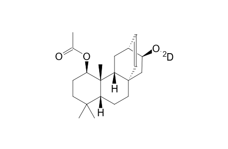 ent-1.beta.-acetoxy-16.beta.-hydroxy-16.alphas.-deuterio-17-noratis-13-ene