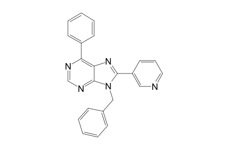 9-BENZYL-6-PHENYL-8-(PYRIDIN-3-YL)-9H-PURINE