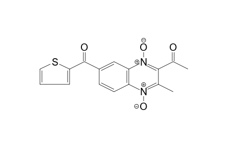 1-[1,4-Dioxide-3-methyl-7-(thiophene-2-carbonyl)quinoxalin-2-yl]ethanone