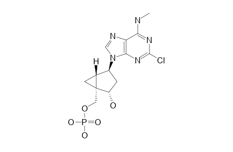 (1R,2S,4S,5S)-PHOPHORIC-ACID-MONO-[4-(2-CHLORO-6-METHYLAMINO-PURIN-9-YL)-2-HYDROXY-BICYCLO-[3.1.0]-HEX-1-YL-METHYL]-ESTER