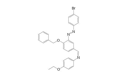 [[4-(BENZYLOXY)-3-(4-BROMOPHENYL)-DIAZENYL]-BENZYLIDENE]-4-ETHOXY-ANILINE