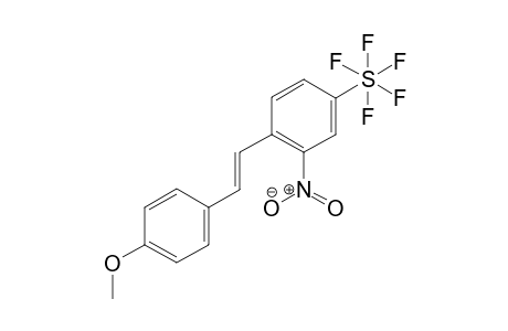 (E)-2-Nitro-1-(4-methoxystyryl)-4-(pentafluorosulfanyl)benzene